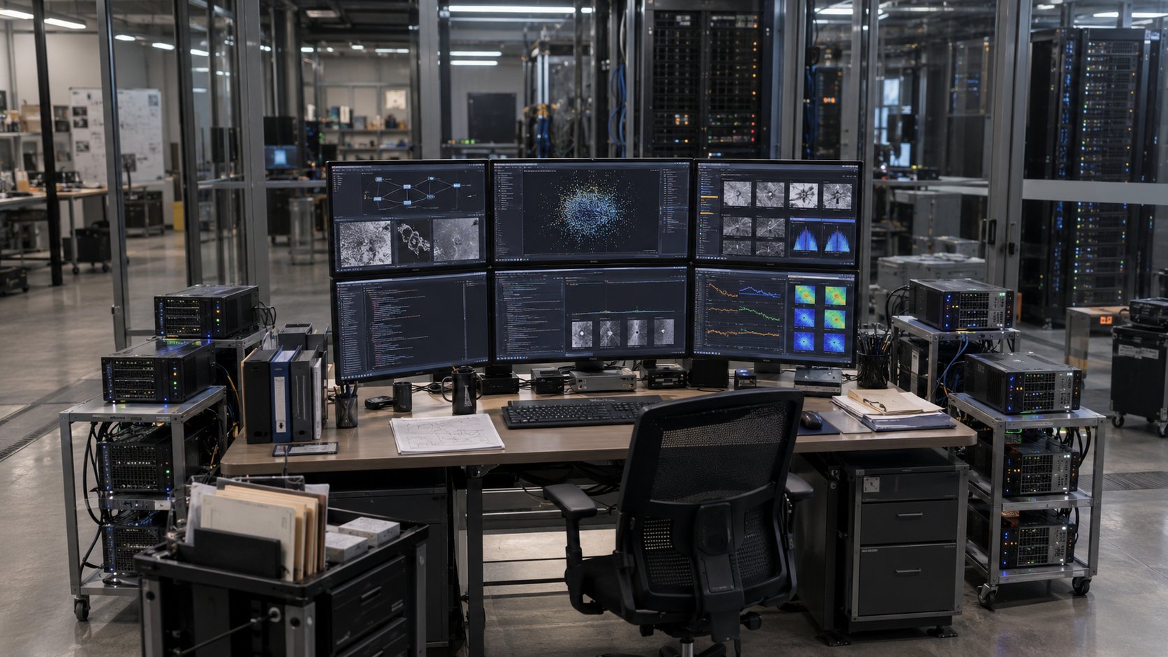A persistent computing environment retains files, code, and tasks while multiple AI agents work in parallel in isolated spaces.