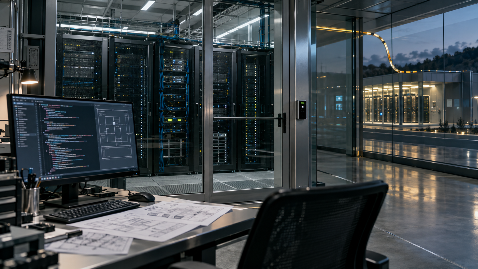 Des données d’entreprise restent dans une infrastructure sécurisée tandis qu’une connexion contrôlée permet d’utiliser un modèle d’IA hébergé à distance.